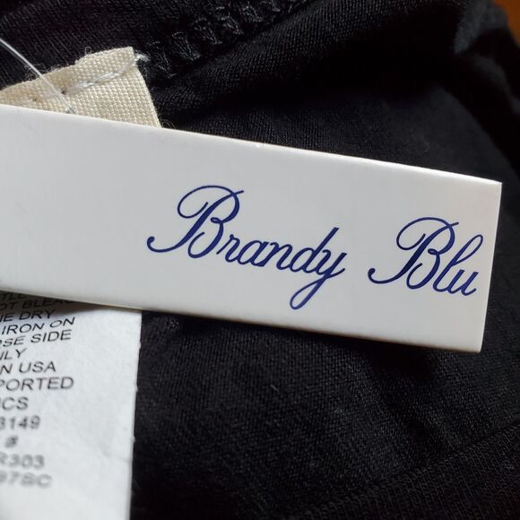 Brandy Blu Black Forever Rock Graphic Tee Size 3X NWT - Picture 7 of 7
